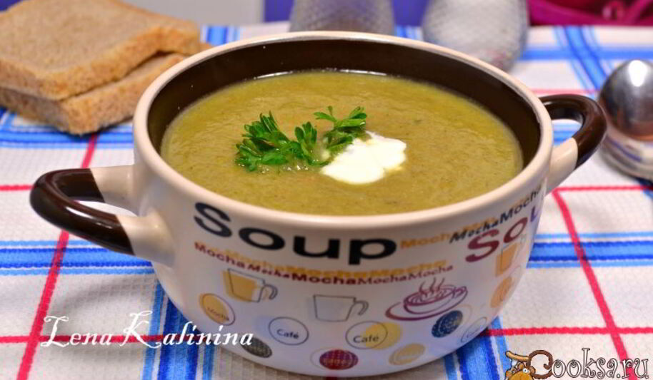 Рецепт супа-пюре из брокколи и шампиньонов