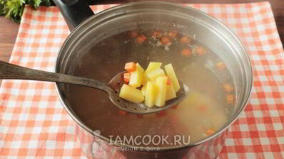 суп-пюре из черешкового сельдерея с крапивой