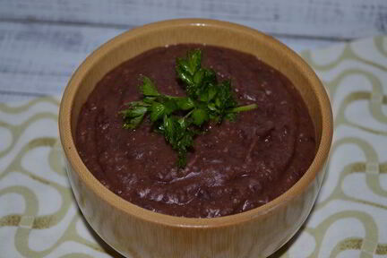 Суп-пюре из фасоли