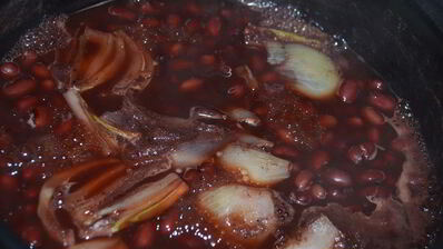 суп-пюре из фасоли