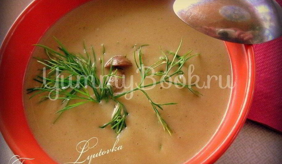 Рецепт супа-пюре из лесных грибов