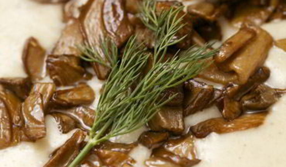 Рецепт супа-пюре из перловки с грибами