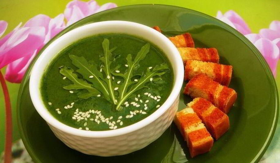 Рецепт супа-пюре из руколы