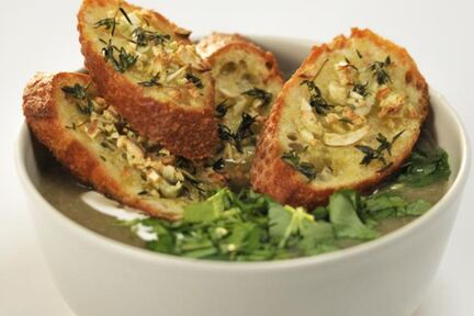 Суп-пюре из шампиньонов