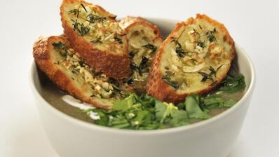 суп-пюре из шампиньонов