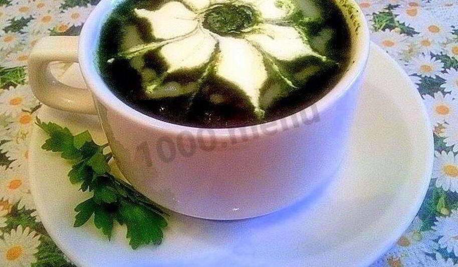 Рецепт супа пюре из шпината замороженного со сливками