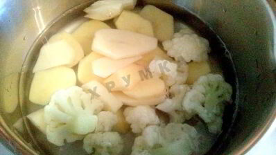 суп пюре из шпината замороженного со сливками