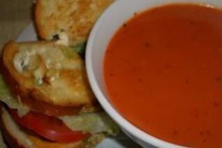 Суп-пюре из томатного сока