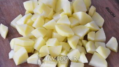 суп-пюре из цветной капусты и картофеля