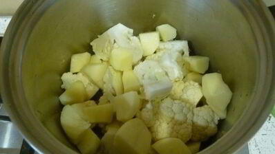 суп-пюре из цветной капусты с рисом