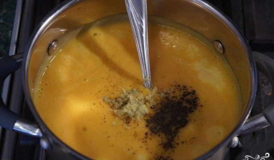 Рецепт супа-пюре из тыквы с сельдереем