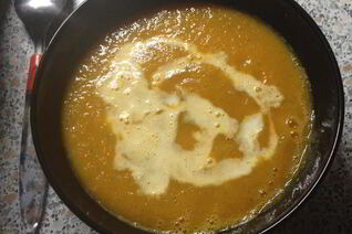 Суп-пюре из тыквы