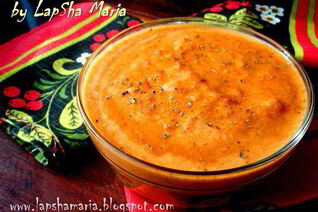 Суп-пюре из запеченных овощей