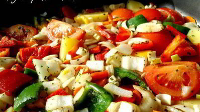 суп-пюре из запеченных овощей