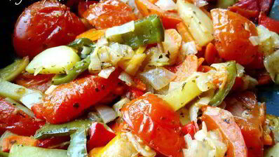 суп-пюре из запеченных овощей