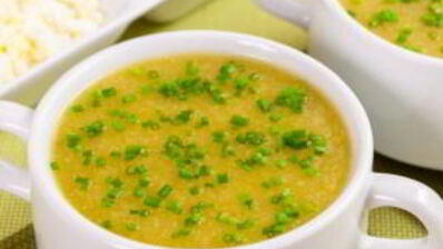 суп-пюре с кабачками и цветной капустой