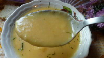 суп-пюре с тыквой нежный