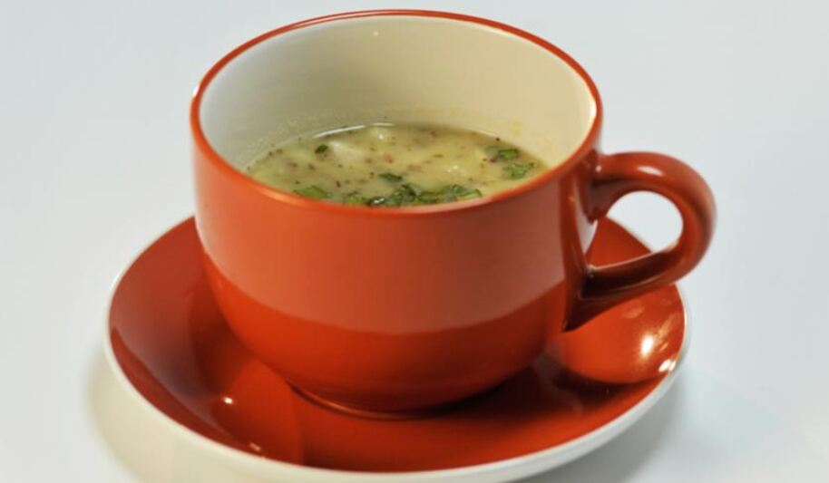 Рецепт супа-пюре со свиными ушками