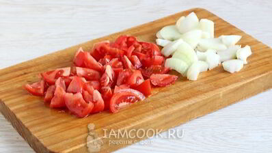 томатно-тыквенный суп-пюре с картофелем