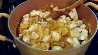 тыквенный суп-пюре с курицей