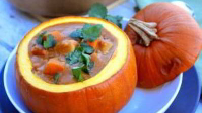 тыквенный суп-пюре с курицей