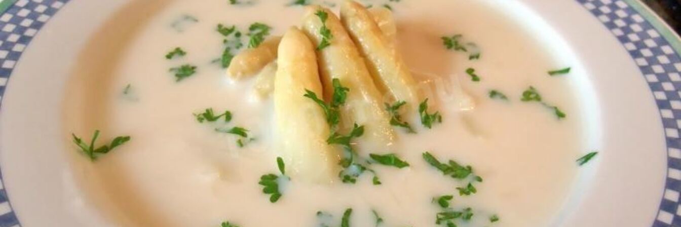 Вкусный и простой суп пюре из спаржи