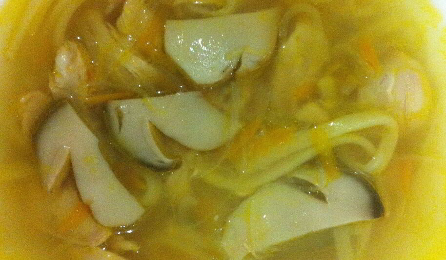 Рецепт супа с белыми грибами и курицей