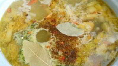 суп со свининой и овощами