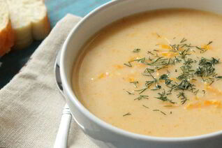 Сырный суп по-французски