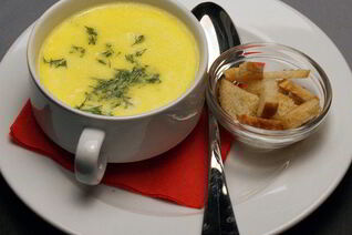 Сырный суп-пюре