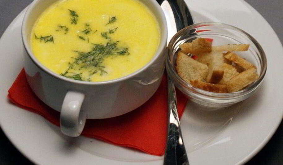 Рецепт сырного супа-пюре