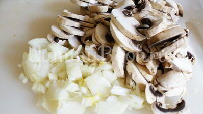 сырный суп с грибами