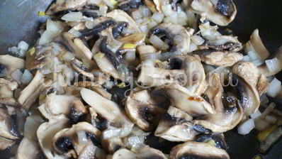 сырный суп с грибами