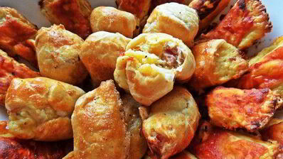 сырный суп с лососем и рисом