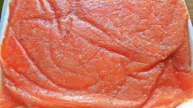 сырный суп с лососем и рисом