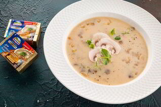 Сырный суп с шампиньонами