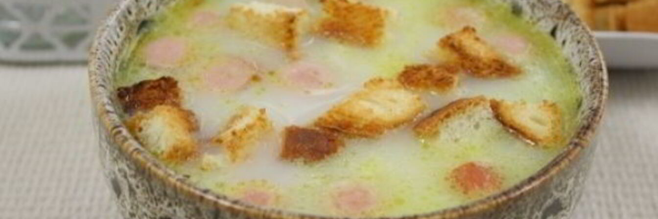 Сырный суп в мультиварке