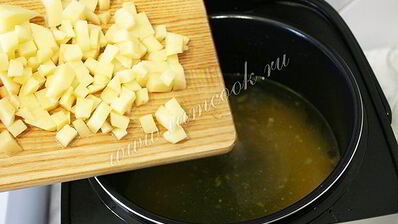 сырный суп в мультиварке