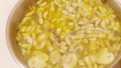 томленый грибной суп