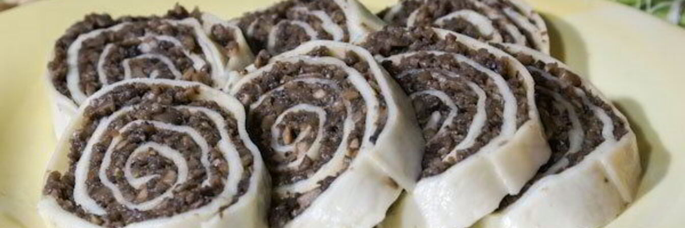 Блинчики из сулугуни с начинкой