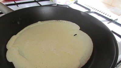 блинчики персик