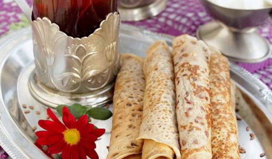 Рецепт блинчиков с льняной мукой и льняными семечками