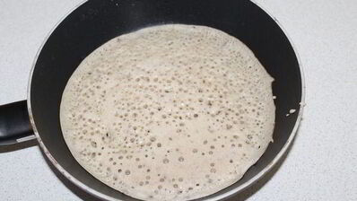 блинчики с льняной мукой и льняными семечками