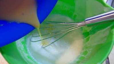 блины на двух видах молока