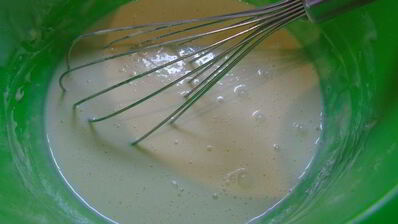 блины на двух видах молока