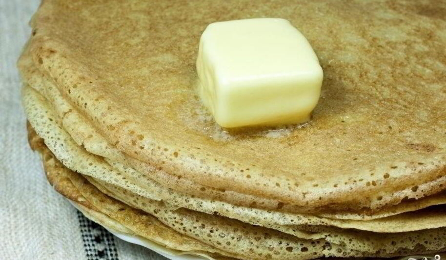 Рецепт блинов на сливочном масле
