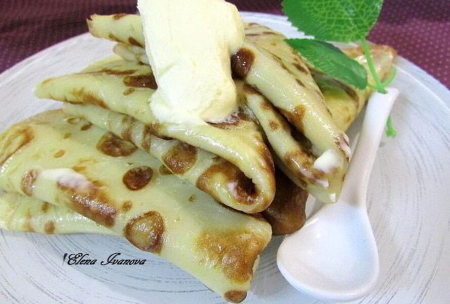 Блины на сыворотке