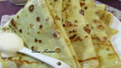 блины на сыворотке