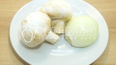 блины с грибной начинкой