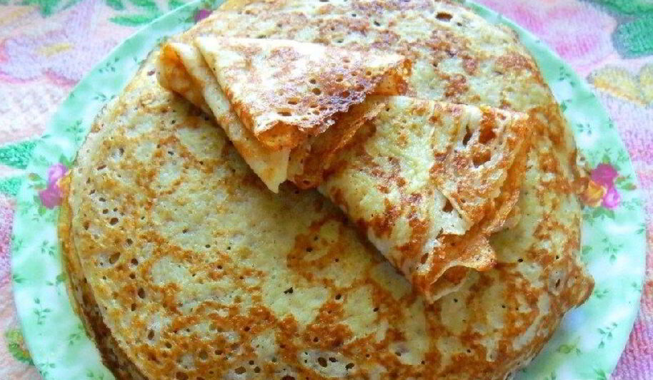 Рецепт крахмальных блинов